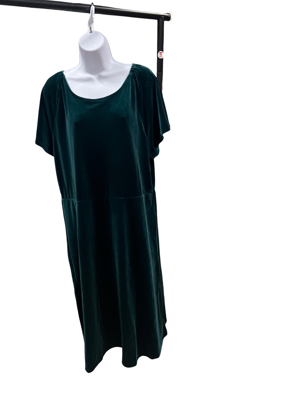 The Childrens Place Women’s Green Satin Dress Sz XL